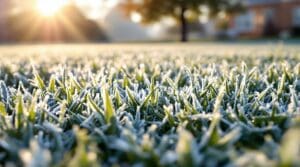 avoid walking on frosted grass