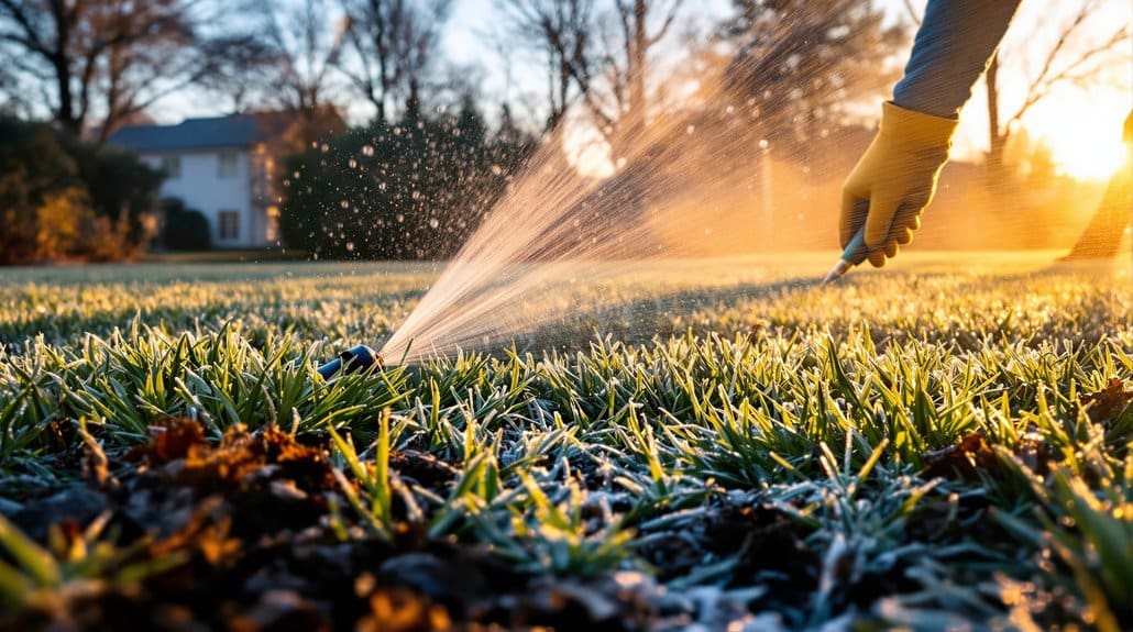 deep infrequent winter watering