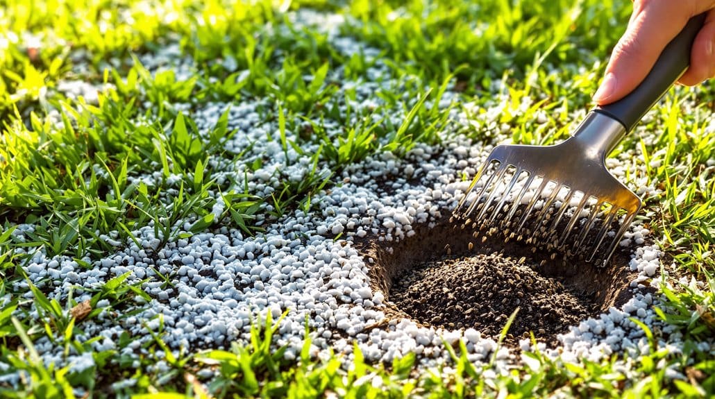 dethatch amend reseed maintain