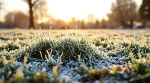 freeze lifts lawn soil