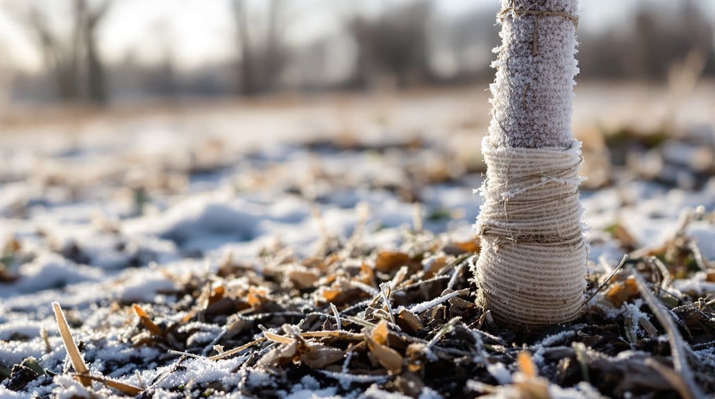 guard saplings against winterdamage