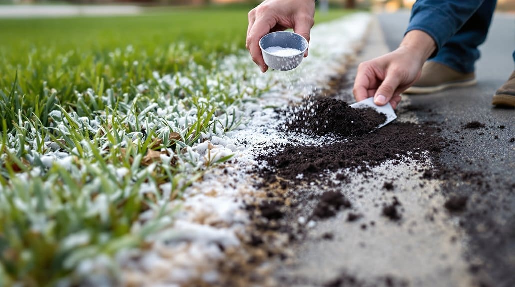 gypsum leach topdress overseed