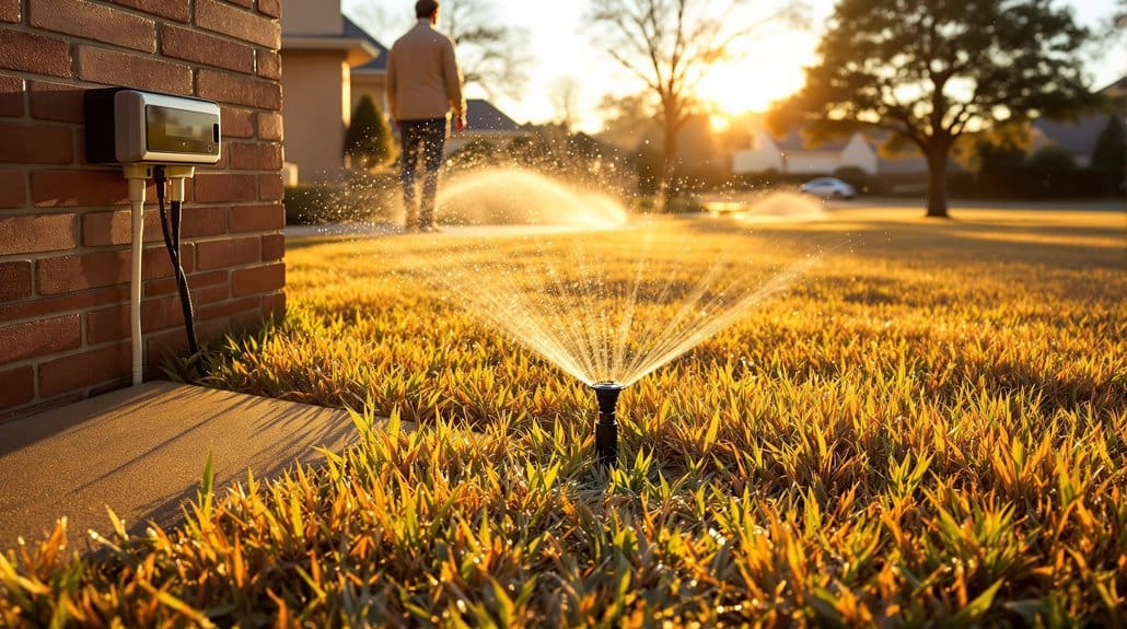half inch fortnightly morning watering