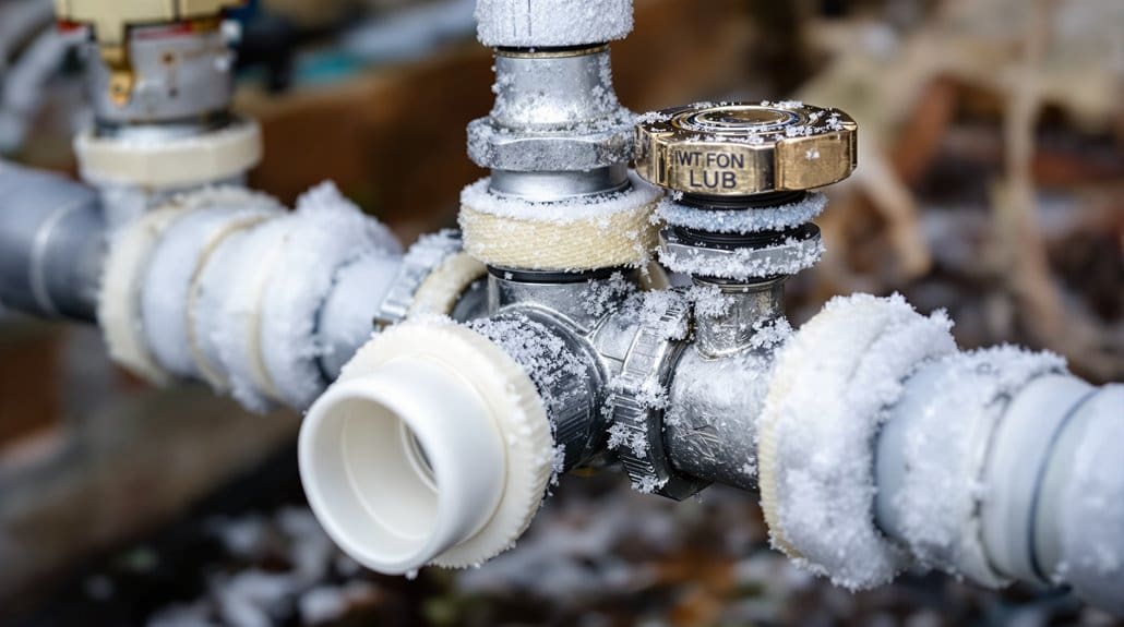 insulate backflow protect pipes