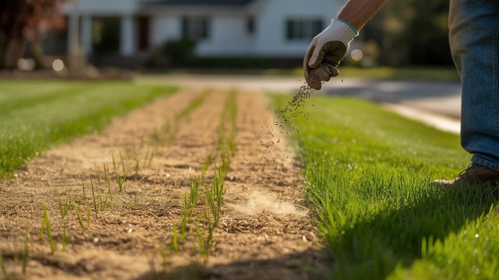 late september overseed perennial ryegrass