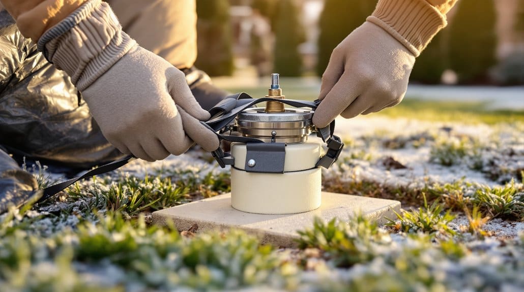 preventing freeze damage to backflow