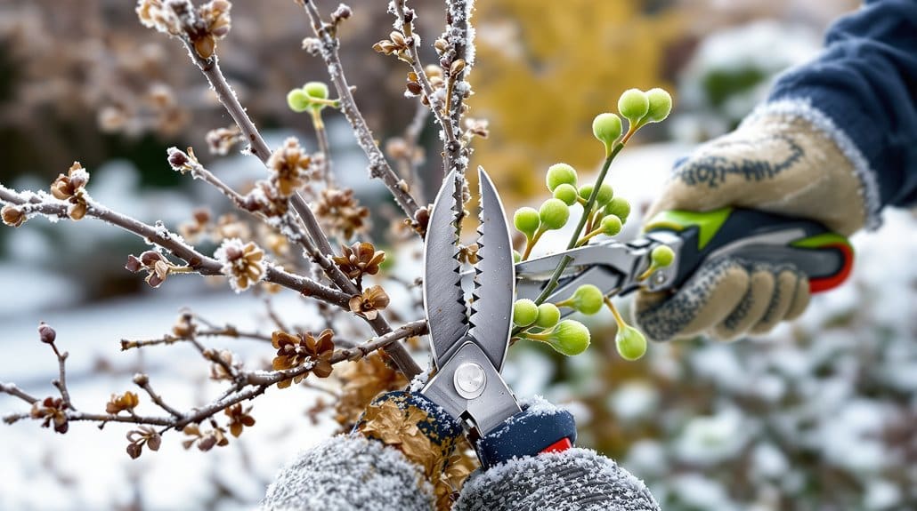 protect overwintering buds wait