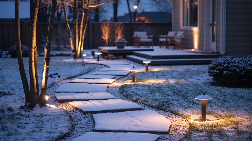 safety focused layered outdoor lighting