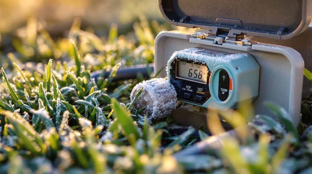 shut off irrigation system