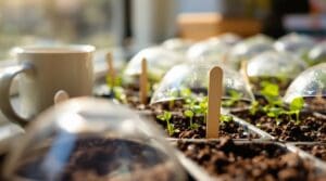 start seeds indoors for gardening