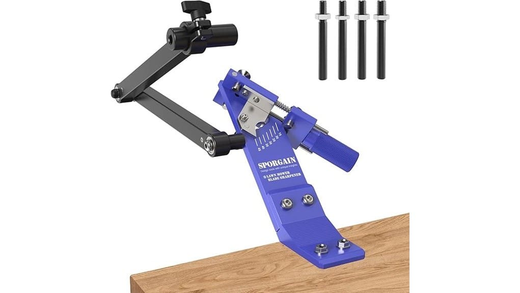adjustable lawn mower sharpener