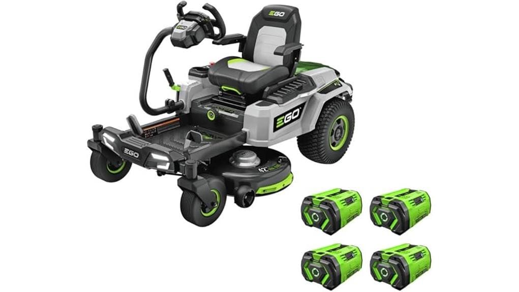 electric 42 inch riding mower