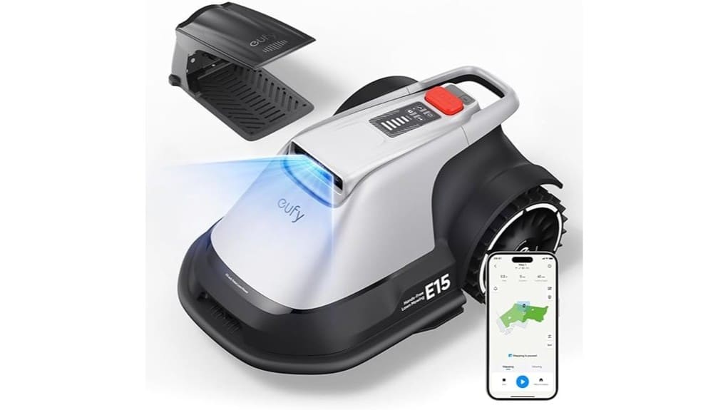 compact automated lawn mower