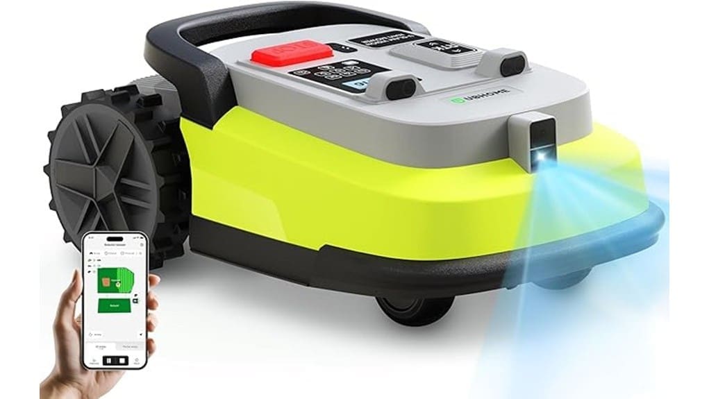 compact autonomous lawn mower