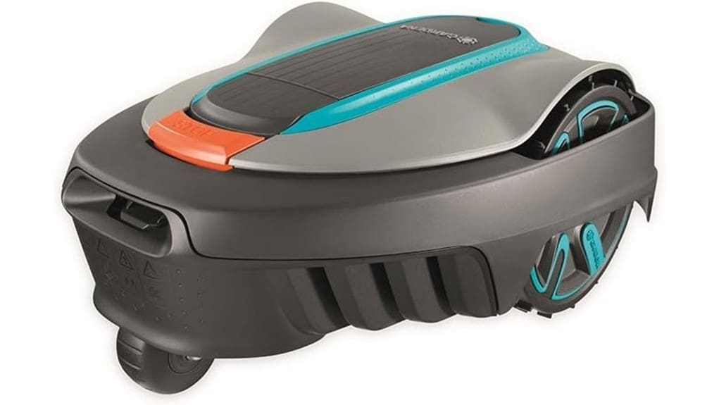 quiet efficient compact robotic mower