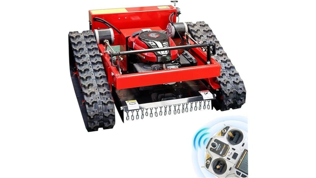 remote controlled heavy duty mower