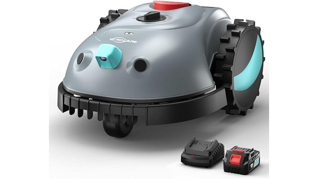 vision guided robotic lawnmower review